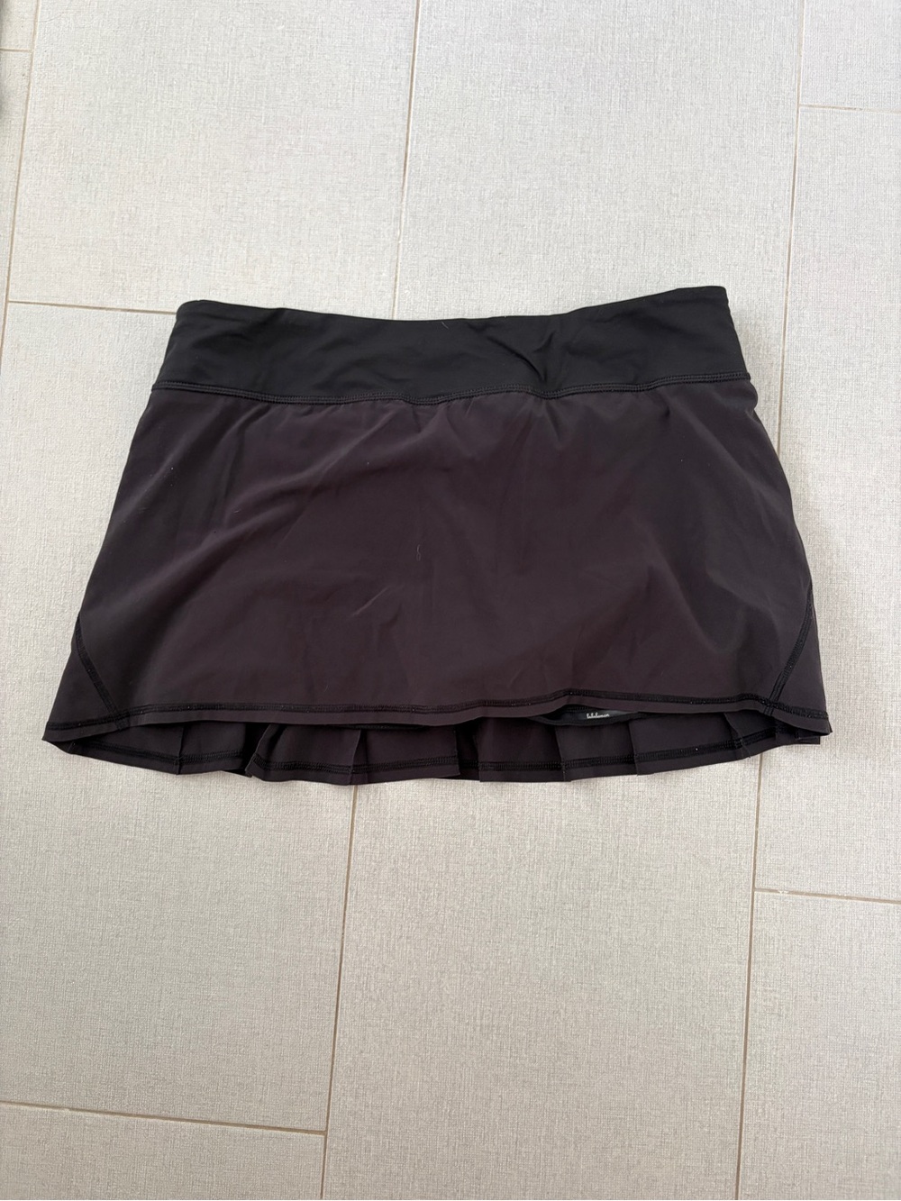 lululemon athletica Black Athletic Skort